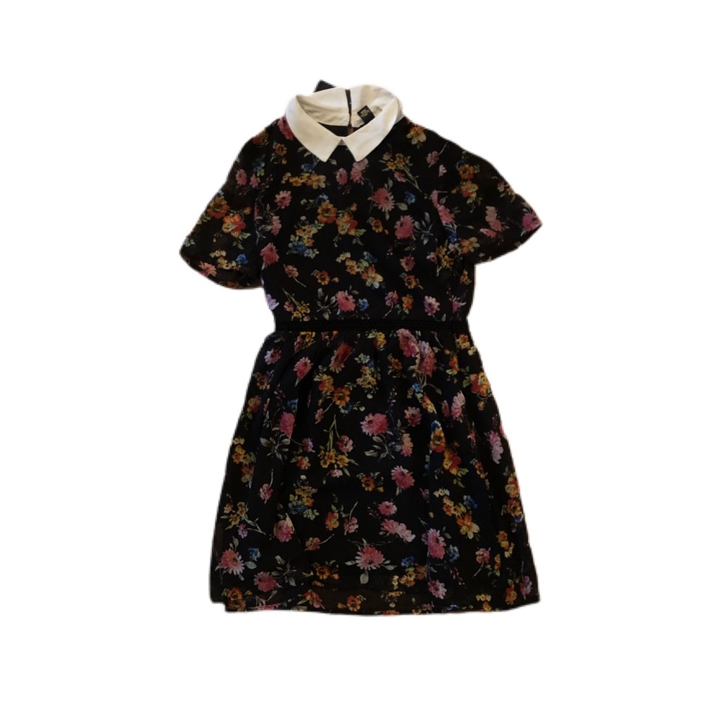 Forever 21 Floral Collar Dress